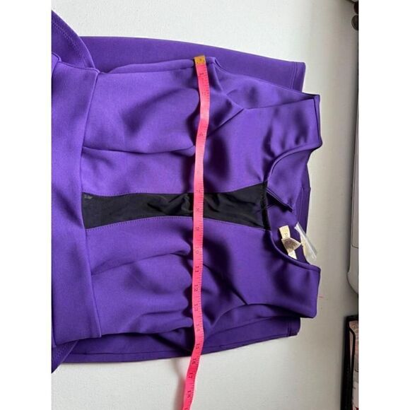 ARDEN B women’s body con ruffle fresh with mesh neckline cutout - Picture 4 of 6